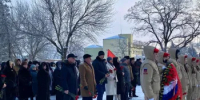 В поселке Веселый прошло возложение, посвященное 83-й годовщины освобождения от немецко-фашистских захватчиков - Веселовский район